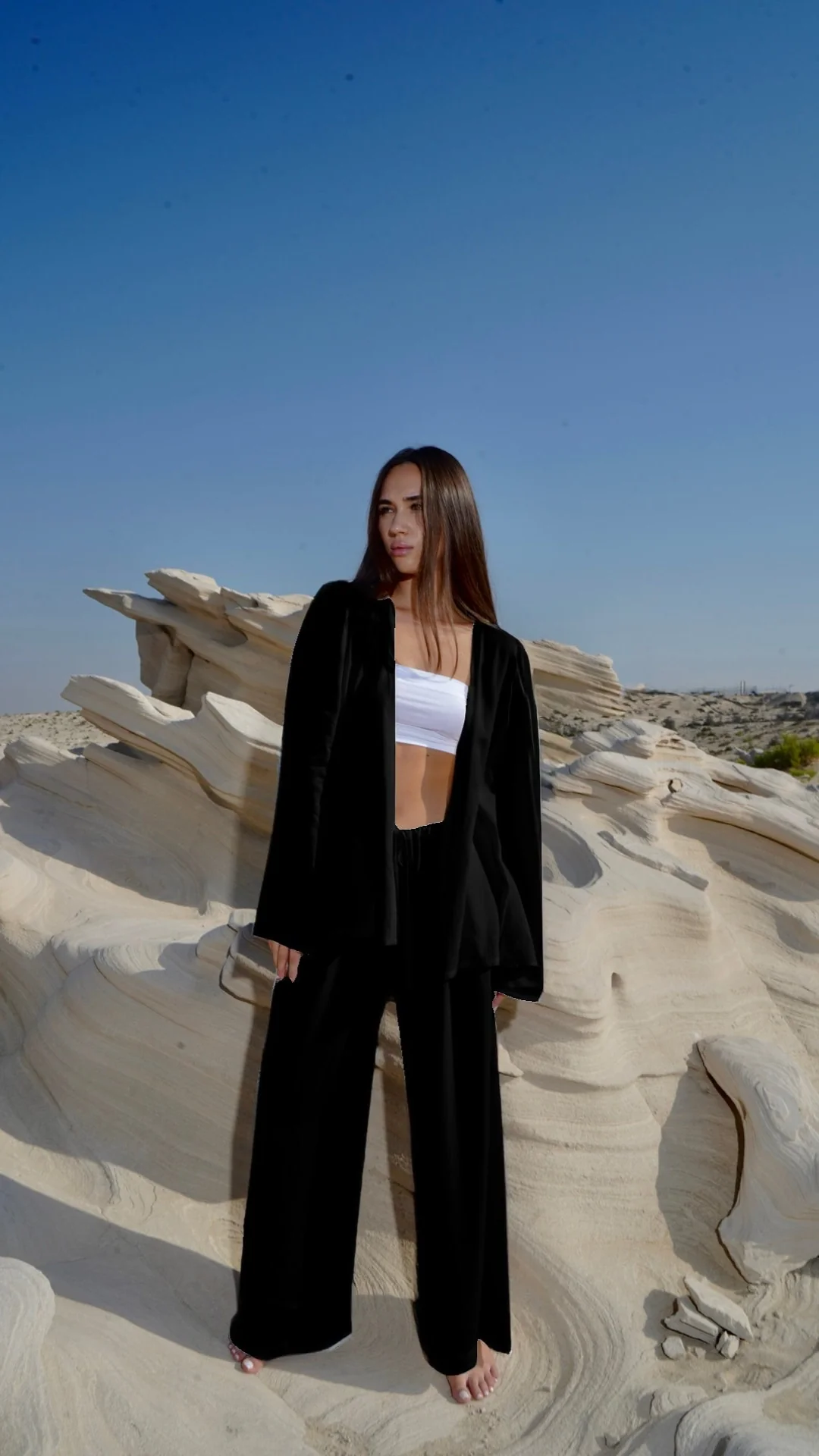 Short Kimono – Midnight Black