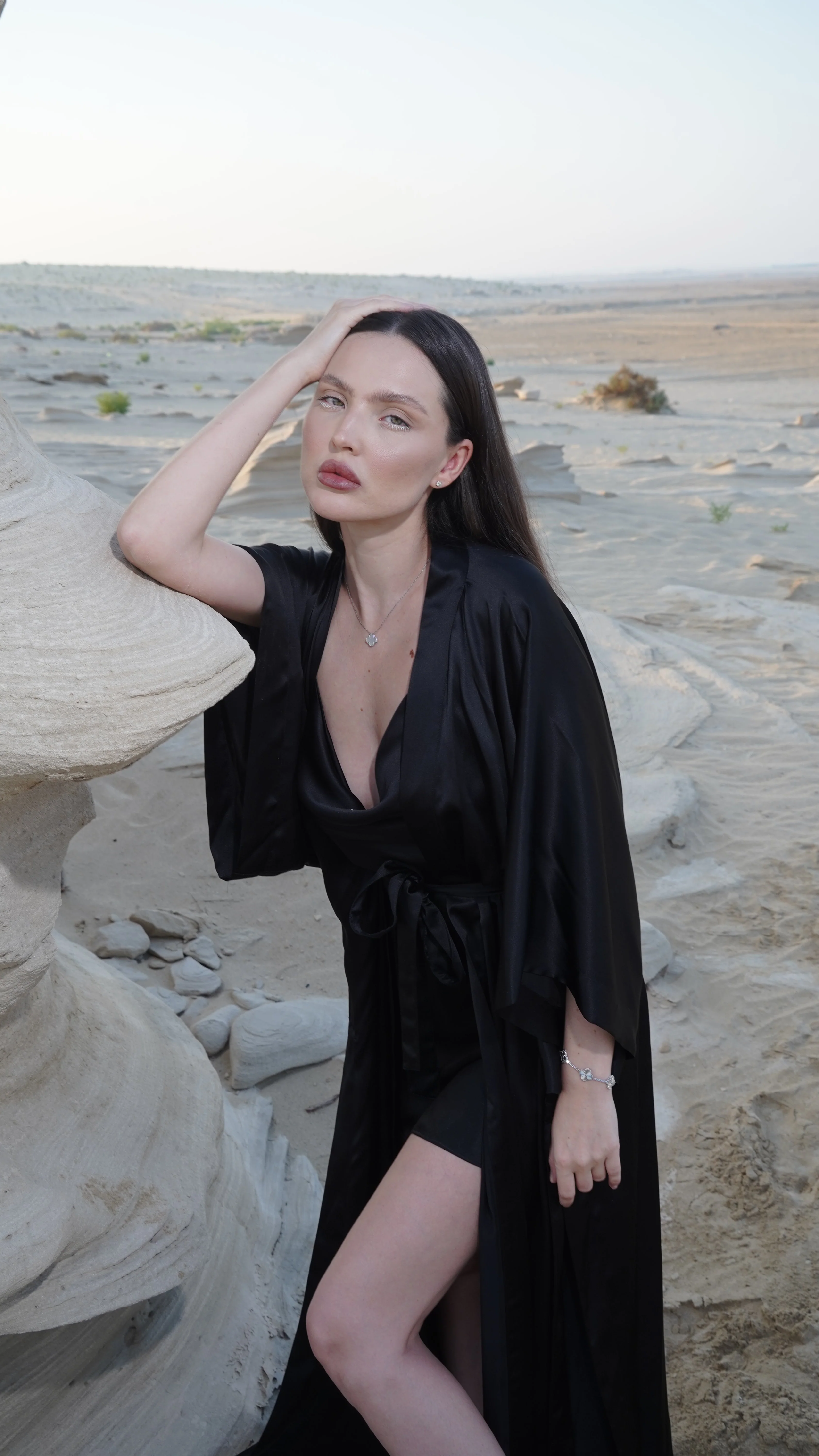 Silk Kimono – Ivory - Image 5